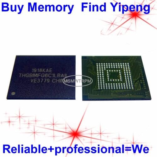 THGBMFG6C1LBAIL BGA153Ball EMMC5.0 5.0 8GB Mobilephone Memory New original and Second-hand Soldered Balls Tested OK