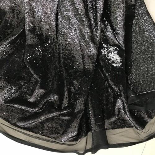 GLace 1Y/Lot lencryption Sequin Glitter Fabric African Tissus Patchwork Tulle Weddings Party Decoration Fabrics TX864