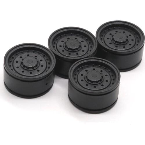 Orlando Hunter Model Car 1:32M01 MilitaryTruck Parts Black Plastic Wheel Hub Diameter 20mm
