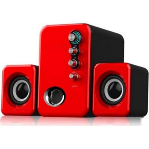Multimedia USB 2.1 Active Audio Stereo Computer Speakers Mini Portable Subwoofer Altavoces Ordenador for Laptop Desktop Universa