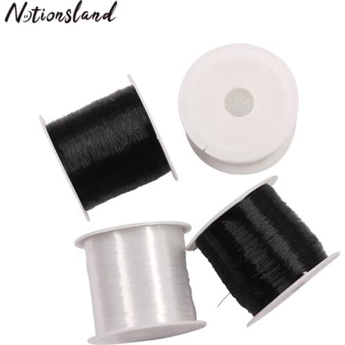 80m/Roll 0.2mm Beading Thread Crystal String Bead Cord Nylon Thread for Bracelet Jewelry Making DIY Craft Sewing Thread