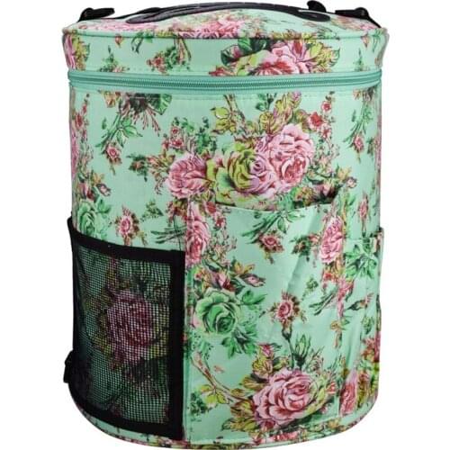 Knitting Bag Organizer Yarn Storage Case for Crocheting Hook Knitting Needles Wool Storage Tote Bag for Women