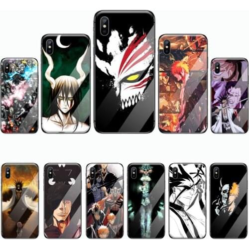 Bleach Nel Kenpachi Phone Case Tempered glass For iphone 5C 6 6S 7 8 plus X XS XR 11 PRO MAX