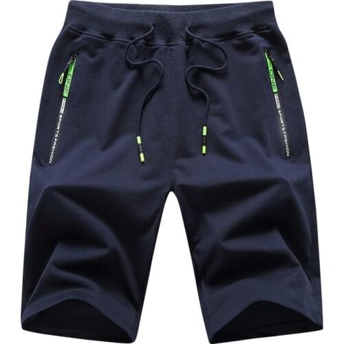 2021 Beach Shorts Male Sweatpants Fashionable summer mens knitted sports pants cotton casual shorts beach pants