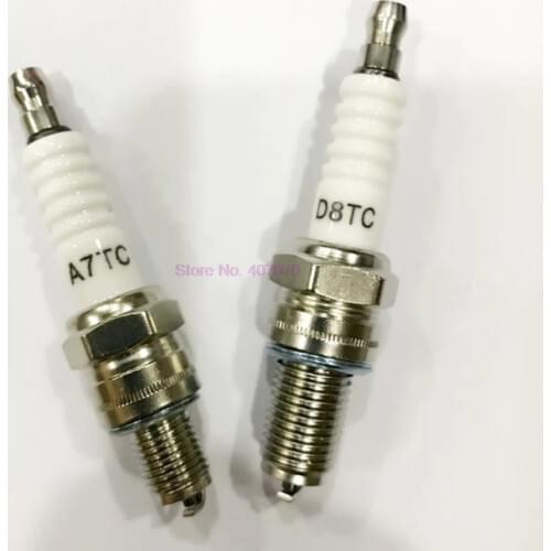 By DHL or Fedex 200pcs Metal Spark Plug A7TC 10mm for GY6 50cc 70cc 90cc 125cc 150cc Scooter ATV Quads Go Kart Dirt Bike Moped