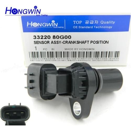Genuine No.:33220 80G00 Crankshaft Position Sensor Fits Subaru Justy III Suzuki Ignis Jimny Liana Wagon J5T23891 , 3322080G00