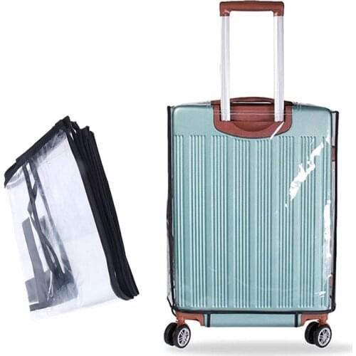 1PC 20-30'' PVC Transparent Travel Luggage Protector Suitcase Dust Cover Waterproof Travel Accessories