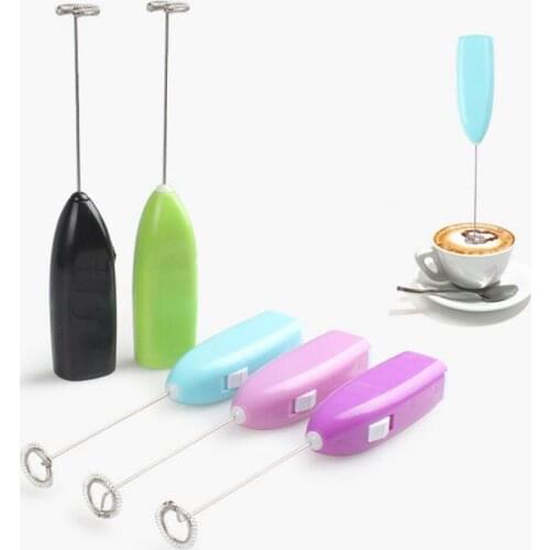 Handheld Milk Frother Wand Electric Coffee Frother and Foam Maker Egg Beater Stainless Steel Whisk for Cappuccino Or Latte