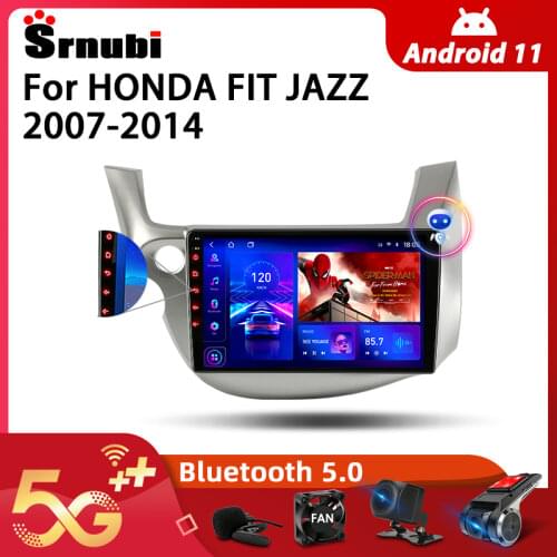 Android 10.0 2 Din Car Stereo audio Radio for HONDA FIT JAZZ 2007-2014 Multimedia Video Touch Screen Player 4G Speaker MP5 DVD