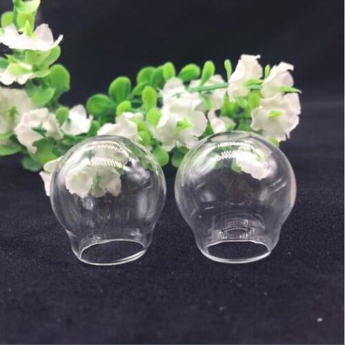 100X 20*15mm glass globe bubble dome cover glass bottle vial pendant jewelry findings