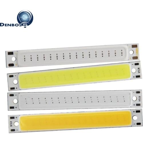 Big promotion manufacturer 60x8mm LED COB Strip for work lamp 1.5W 2V 3.7V DC Warm White Blue Red COB LED source for DIY lamp