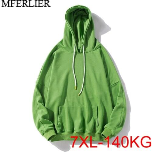 Spring Autumn men hoodies 7XL bust 144cm 5XL 6XL Plus size hoodie men 5 colors