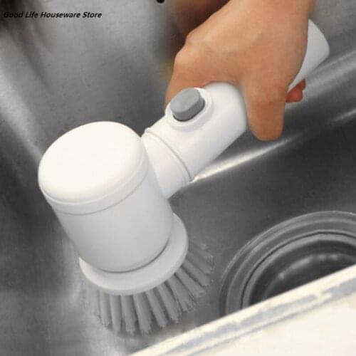 Magic Brush Housework Dishwashing Bathtub Electric Cleaning Brushes Kitchen Cooker Cleaner Without Battery