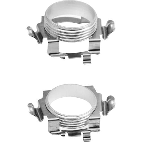 YUNPICAR H7 LED Headlight Bulb Clips Holder Socket Adapter for Mercedes-Benz C300 C350 Sport CLS GL Ford Edge Installation 2pcs