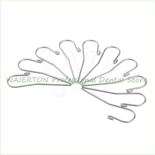 10pcs Dental Lip Hook Tools for Dentsply Morita VDW Woodpecker Apex Locator Dentistry Denture Instrument Teeth Whitening