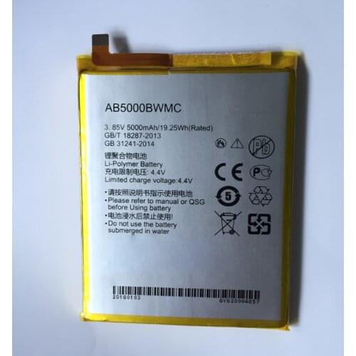 100% Original 5000mAh AB5000BWMC Battery For Philips XENIUM S386 X588 CTS386 CTX588 Phone Latest Production High Quality Battery