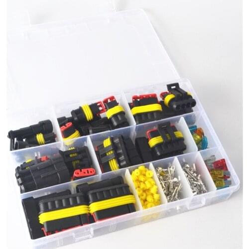 240PCS Waterproof Connectors 1/2/3/4/5/6Pin Car Electrical Wire Connector Plug Electrical Wire Cable Car Auto Truck Wire Harness