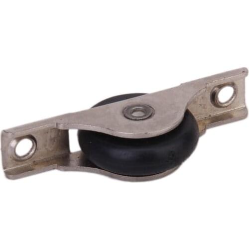 6x Door Window Drawer Single Nylon Sliding Rollers Pulley Wheel 65.5mm Long