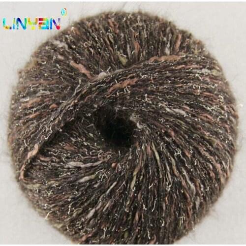 80% Angola mohair 20% bright silk 250g*1 pieces hand knitting Crochet knitting yarn for knitting wholesale weave knitting t64