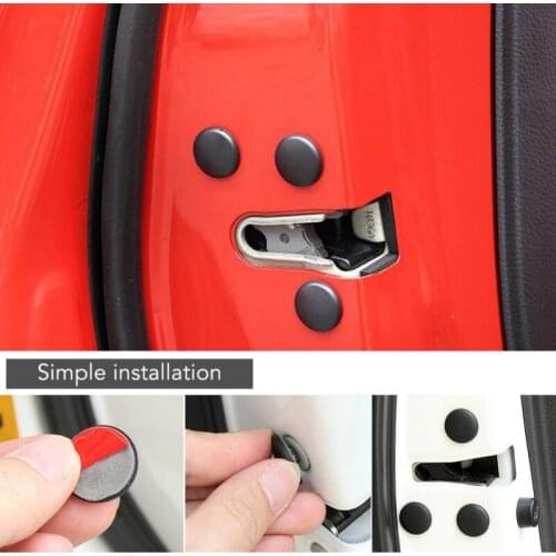 Car Styling 12Pcs Door Screws Covers Stickers For Mazda 6 CX-5 BMW E46 E39 Mini Cooper Audi A4 B6 B8 A3 A5 Ford Fiesta Kuga