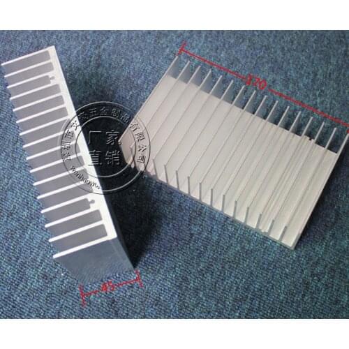 Fast Free ship cooling fin amplifiers radiator led heat conduction plate 100*170*45MM Heat sink