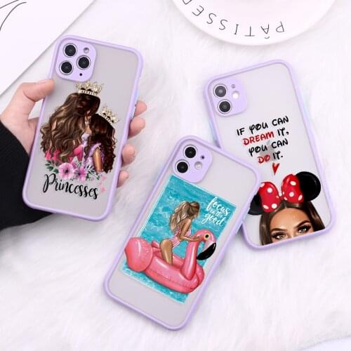 Summer Travel Bikini Beach Camera Protection Phone Cases For iPhone 11 Pro Max XR XS Max X 8 7 6S Plus Matte Shockproof Cover