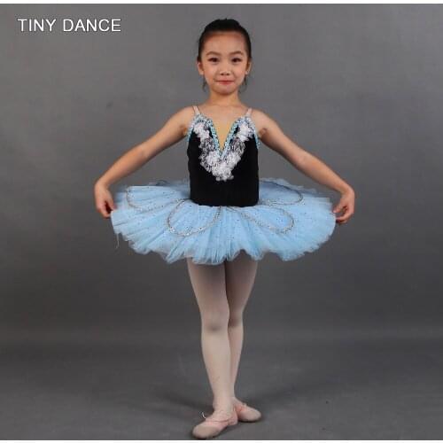 Black and Blue Pre-Professional Ballet Dance Tutu for Girls Rehearsal Tutu Ballerina Dance Performance Costume Tutu Dress PLL009