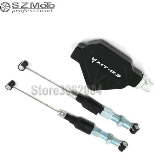 For YAMAHA MT03 MT-03 MT 03 2015 - 2017 2016 Aluminum Red Motorcycle Accessories Stunt Clutch Lever Easy Pull Cable System CNC