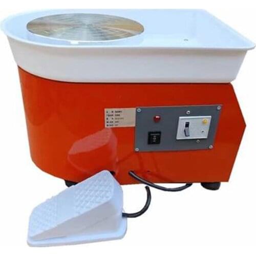 280W 25CM Electric Pottery Wheel Machine Ceramic Work Clay Art Craft Sculpting Set Adjustable Feet 110V/220V