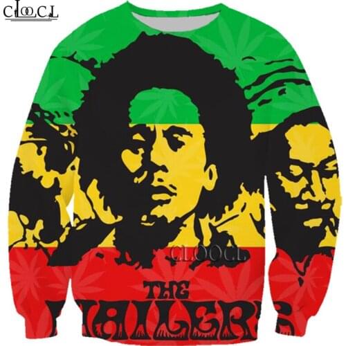 HX Singer Reggae Creator Bob Marley 3D Print Men Women Sweatshirt Fashion Hip Hop Long Sleeve Harajuku Tracksuit Drop Shipping