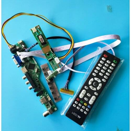 For LP141WX3-TLB4 1 lamps 14.1" Interface Module VGA HDMI USB Controller Board AV Resolution TV 30pin Digital Signal 1280X800