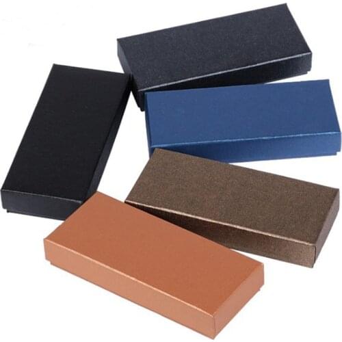 Jewelry Organizer Box Rings Storage Box Gift Box For Rings Earrings Pendant Christmas gifts 5Colors 5x12x2.5cm