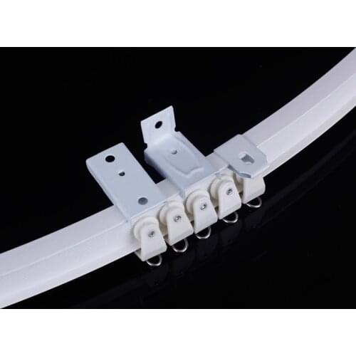 5PCS High Quality Curtain Track Brackets For Straight / bay Window flexible Curved Curtain Tracks