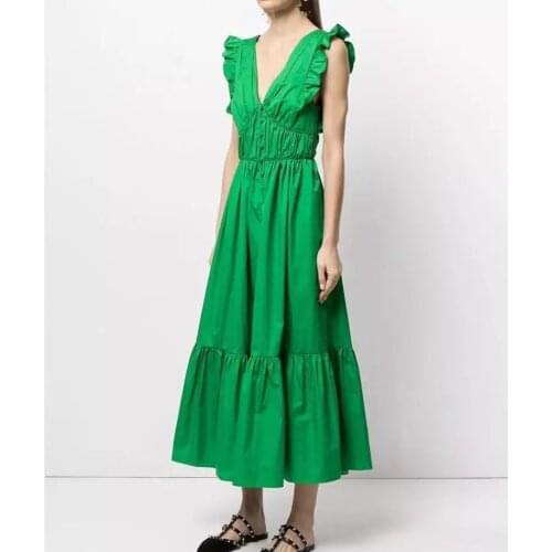 Orgreeter Green Summer Dresses