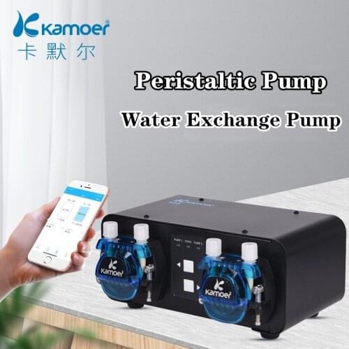 Kamoer X2S WiFi Peristaltic Pump Dual Pump Head Dosing Pump Automatic Water Change Pump for Marine Coral Reef Aquarium