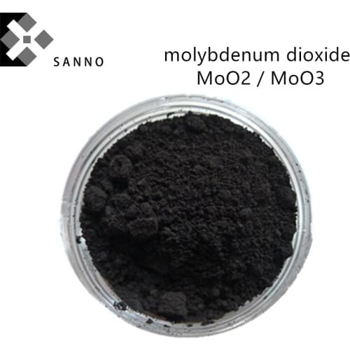 High purity 99.9% molybdenum dioxide powder size 50nm - 5um MoO2 / MoO3 nano powder for scientific research