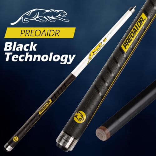 PREOAIDR BK2/3/S Billirad Pool Cue Carbon Maple Shaft 11.75/13mm Tip Uni-loc Joint Billiard Stick Kit Professional Cue Billards