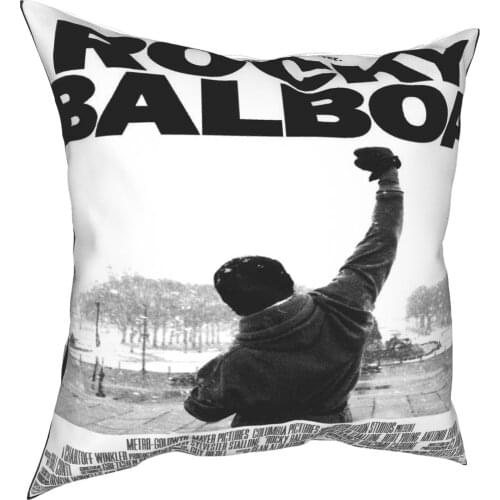 Rocky Balboa Boxing Club Friends Tv Show Accessories Marble Decoration Covers Cushion 50 X 50 Pillow Cover Pillowcase