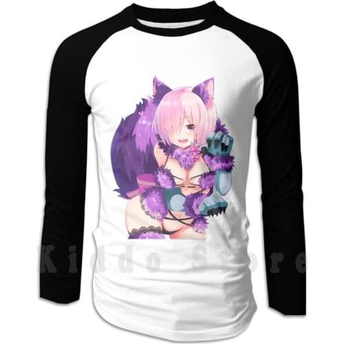 Shielder Neko Mash Kyrielight | Fate Grand Order ( Fate Series ) hoodie long sleeve Fate Grand Order Extra