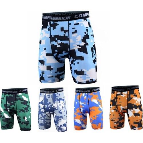 Thin Mens Sports Gym Compression Clothing Under Base Layer Shorts Pants Athletic Tights Compression Pants Running Pants Sports