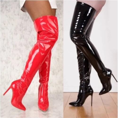 2021 New Sexy Thigh High Boots Womens Over-the-knee Boots Fashion Thin High Heels Boots For Girls Ladies Knee High Boots