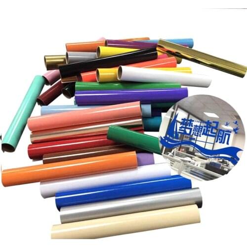 1M Multicolor Adhesive Craft Permanent Vinyl Roll Design Lettering Film Cup Glass Decal Sticker Xmas Card DIY Self-adhesive Film