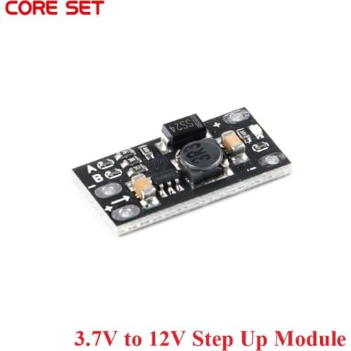 10Pcs 1Pc Mini DC-DC 3.7V to 12V Boost Step Up Module Step Converter Board Module 3.7V 12V Voltage Regulator Lithium Battery PCB