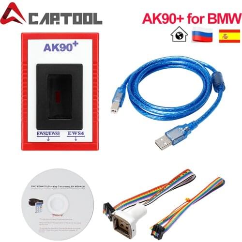 Programming for BMW EWS keys from 1995-2009 latest version V3.19 for BMW AK90+ AK90 Key Programmer for BMW all EWS hot sales