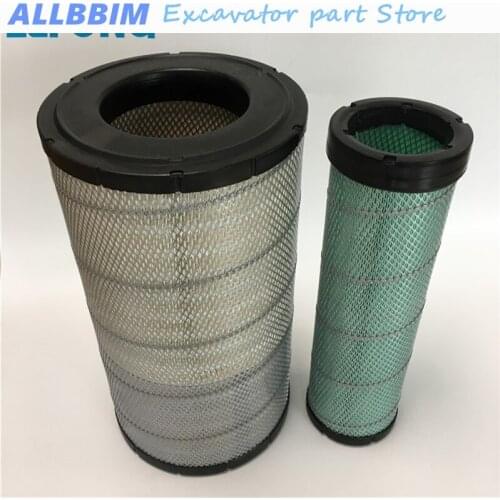 For XCMG filter XE200D 215D 245DK 270DK Excavator accessories air filter element assembly shell EFI high quality accessories
