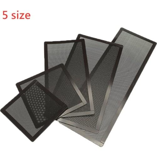 12x12 14x14 12x24cm Computer PC Case Cooling Fan Magnetic Dust Filter Mesh Net Cover Computer Guard PVC Cooling Fan Antidust Net