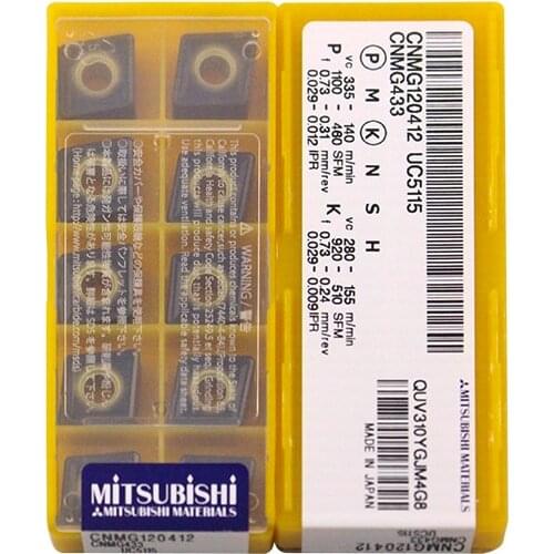 CNMG120412 UC5115 100% Original carbide insert with the best quality 10pcs/lot free shipping