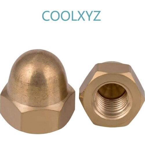 GB923 copper cap nut, copper cap nut, copper cap nut, copper cap nut, M3-M20 5PCS