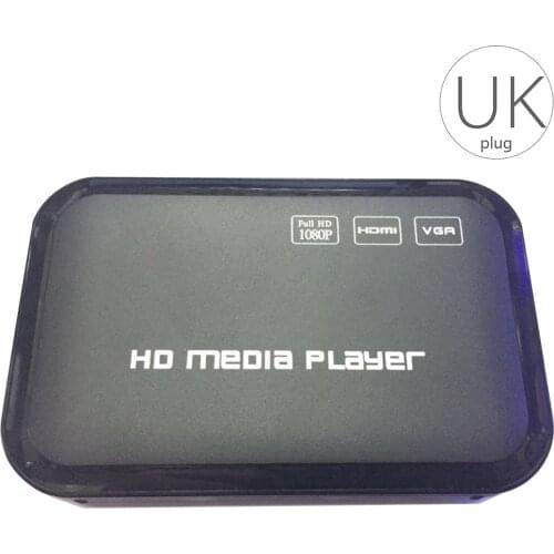 Full HD 1080P Media Player Center Multi Media Video Player HD SD SDHC MMC Cards USB Remote Control