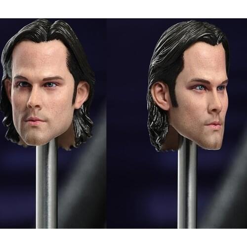 1/6 Scale Sam Winchester Jared Padalecki Head Model For 12" Action Figure Body